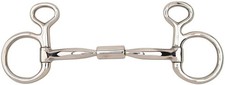 Myler MB 02 Comfort Snaffle Wide Barrel Small Baucher Horse Bit - Stainless