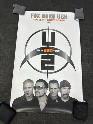 U2 360 Tour Live At Gillette Stadium in 2009 Poster - Great