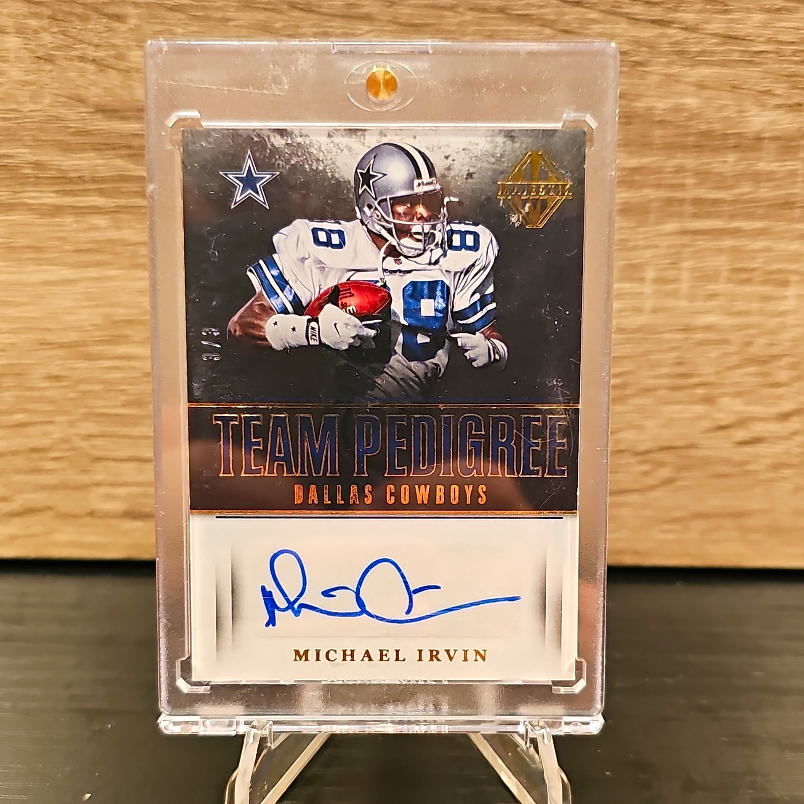 Michael Irvin #DC-MI 2017 Panini Majestic Football Team Pedigree Autographs