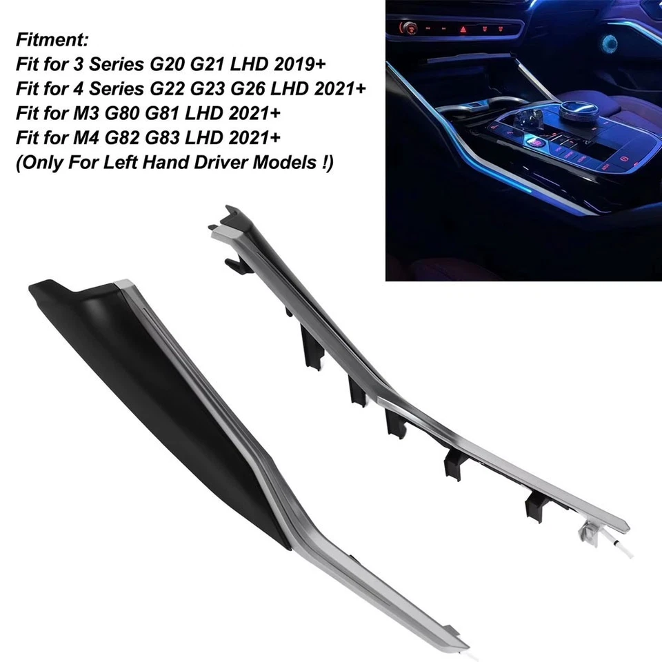 For BMW 330i/ M340i / M3 G20/G28 LED Trim New Center Console Ambient Lighting Foto 3 de 4