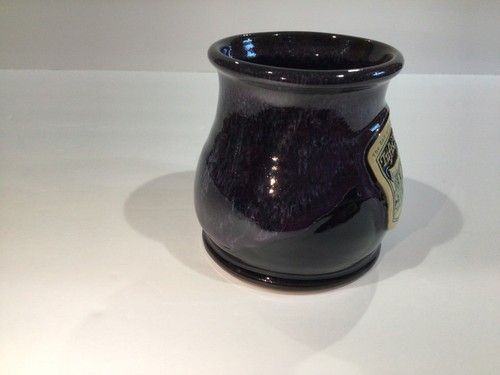 Deneen Pottery Purple Black Thick Drip Glaze Mug Tuft’s Mansion Bed & Breakfast - Picture 4 of 6