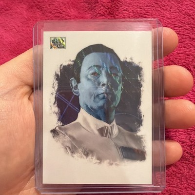 2025 Topps Chrome Star Wars Galaxy The Grand Admiral Wave Refractor /99 #33
