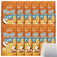 Brandt Zwiebak Minis Kokos VPE 12X120G Packung Usy Block