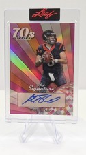 Matt Schaub 2026 Leaf Signature Series Pink Prismatic 1/1《Clean》Houston Texans🔥