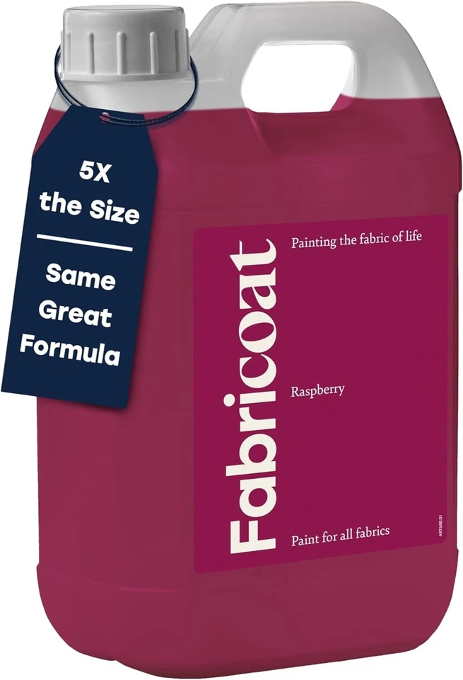 Versátil pintura de tela de 85 oz en frambuesa - perfecta para muebles y tapicería Foto 3 de 4