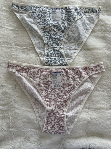 Damen Bikini Unterwäsche Größe 8 (US) - 95 % türkische Baumwolle - 6 Paar