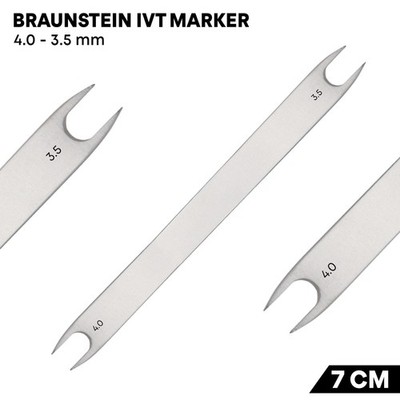 Braunstein Fixed Caliper Marker 4.0   3.5 IVT  Length 7cm Ophthalmic Instruments