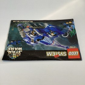 Lego Star Wars Gungan Sub Set 7161 Instruction Manual ONLY * Read