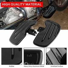 Front Driver Foot Pegs Rider Floorboards Fit for Harley Softail Street Bob FXBB
