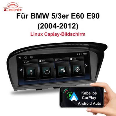 Drahtlos Multimedia Carplay Auto GPS 8.8 Zoll Linux BMW 3er/5er E60 E90 CCC WiFi