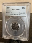 2- 1949 Roosevelt Dimes  PCGS MS66 2 Coins