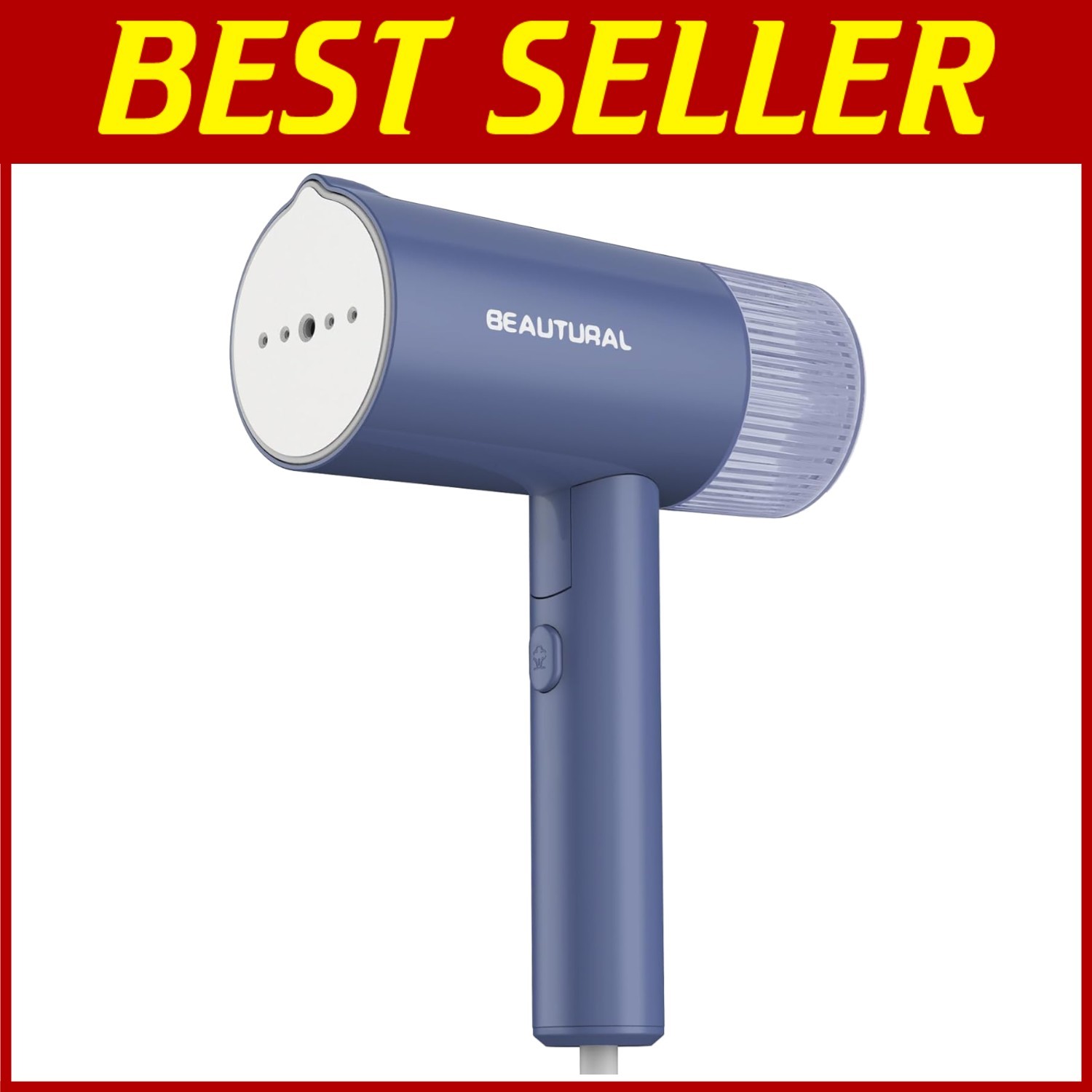 Foldable Handheld Fabric Steamer, 30s Heat-up