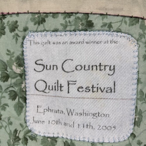 Women's Handmade Quilt Jacket XL Button Front Pieced & Quilted 2005 Festival - Picture 4 of 24