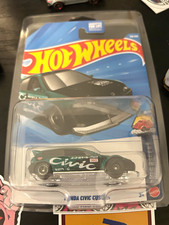 Hot Wheels Sth 1992 Honda Civic Custom 164 Greenblack Diecast