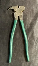 Vintage Heavy Duty 2- Jaw Fence Wire Pliers 10”
