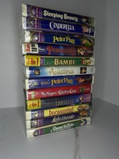 Lot Of 12 Sealed Walt Disney VHS Masterpiece