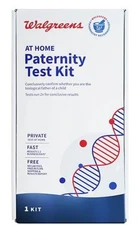 Walgreens At Home DNA Paternity Test Kit, To Confirm The Biological Father 1-KIT
