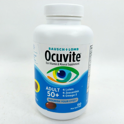 Ocuvite Adult 50+, 150 Soft Gels , For your eyes. New sealed Free