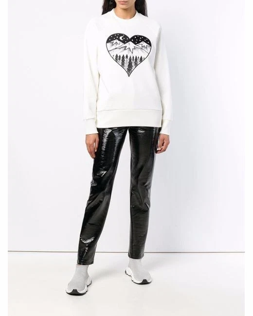 Felpa Moncler Grenoble APRES SKI donna taglia M nuova girocollo