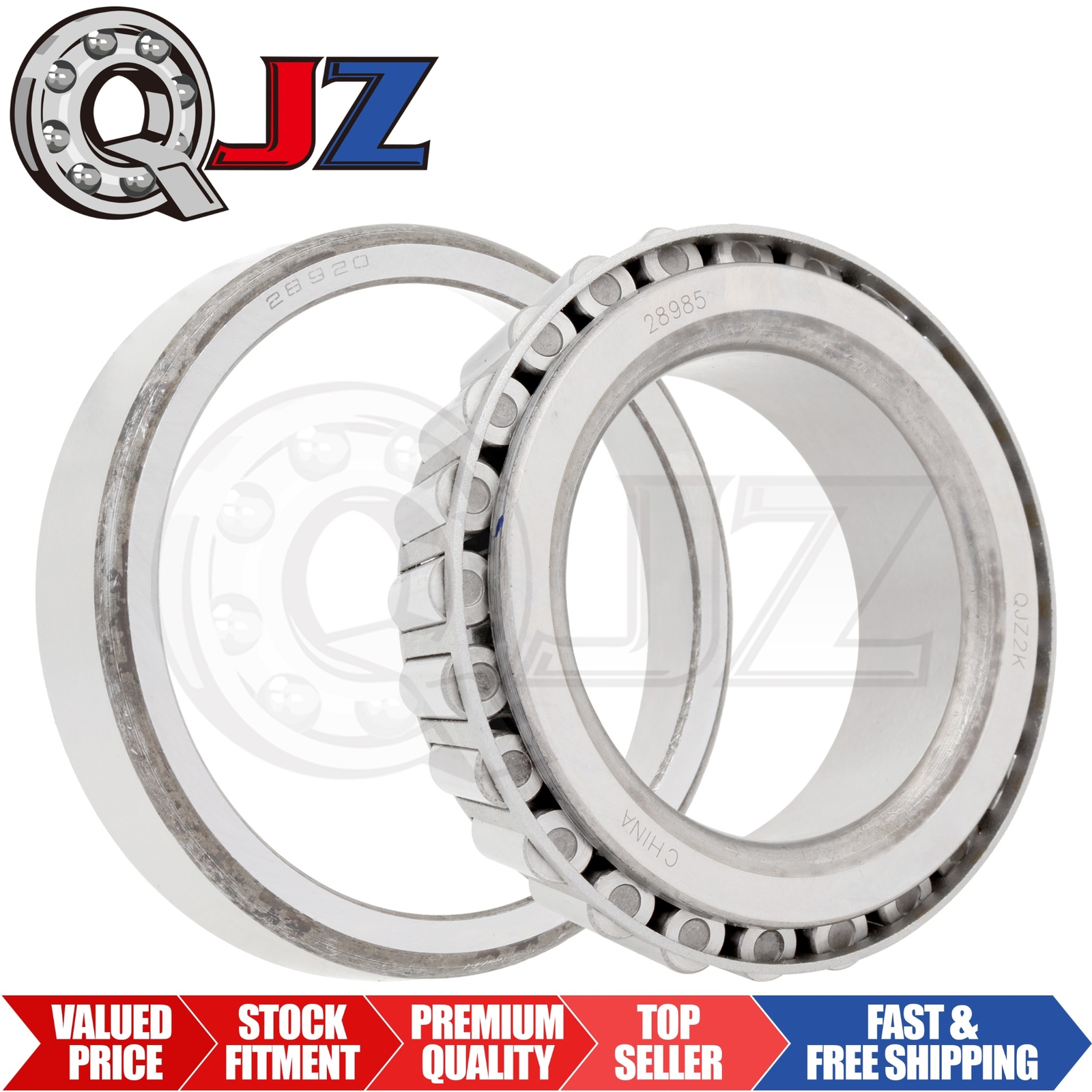 [Qty.1] 28985-28920 Tapered Roller Bearing Set Cup & Cone [2-3/8