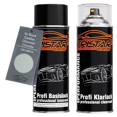 Lack Spraydosen Set für Buick Cadillac Chevr. Corvette 13U 891K Silver Metallic