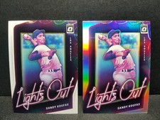 2021 Donruss Optic Sandy Koufax Lights Out Base & Silver Prizm Dodgers