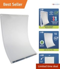 Weather Resistant XL Dog Door Flap - Easy Installation for Ideal Designer Doors