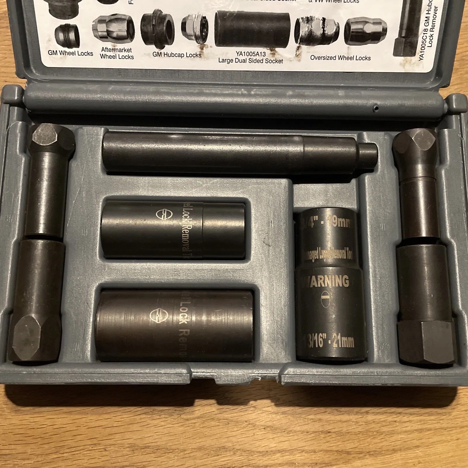 BluePoint Deluxe hubcap and wheel lock removal kit. Bought but never