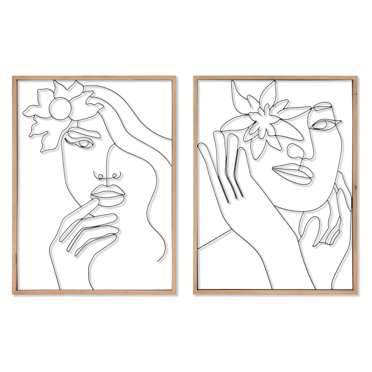 Home Esprit Tela Home Esprit Donna Scandinavo 60 X 2,5 X 80 Cm (2 Unità) S_0301_