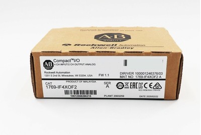 1PC NEW IN BOX CompactLogix High Speed 4 In/2 Out Analog Module AB 1769-IF4XOF2