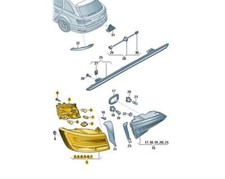 Original LED Schlussleuchte Rücklicht links aussen Audi A4 Avant 8W9945091