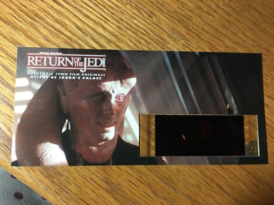 Star Wars Return of the Jedi - ALIENS OF JABBA'S -Authentic 70mm Film Cell Card