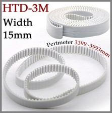 Synchronous Timing Belt Closed Loop For Pulley HTD 3M PU Steel Wire 15mm Width