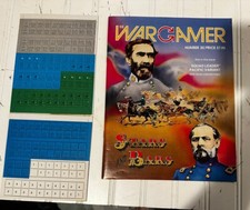 Vintage 1984 Wargamer Magazine W/ Game: Stars And Bars