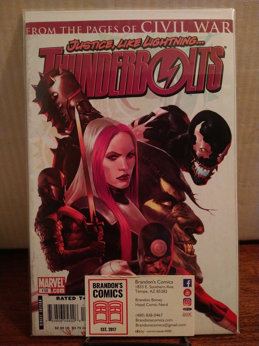 THUNDERBOLTS #110 MARVEL COMICS NEW TEAM MCU WARREN ELLIS VENOM | eBay