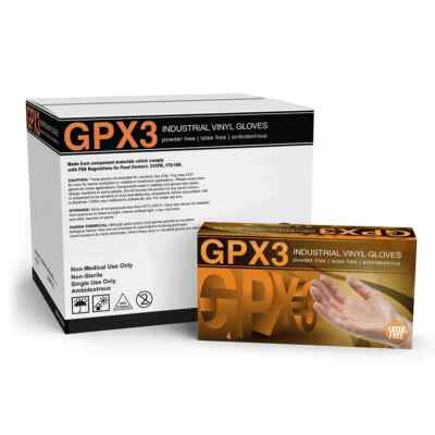 GPX3 Industrial Vinyl Gloves (Small)
