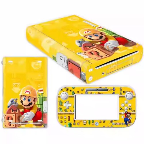 Cartoon 219 Skin Sticker Cover Soft Console & Controller for Nintendo Wii U - Picture 42 of 44