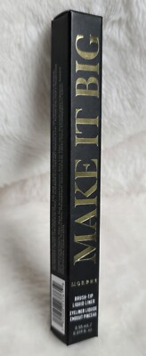 NEW Morphe Make It Big Brush Tip Liquid Liner Bold Black Large Full Size In Box