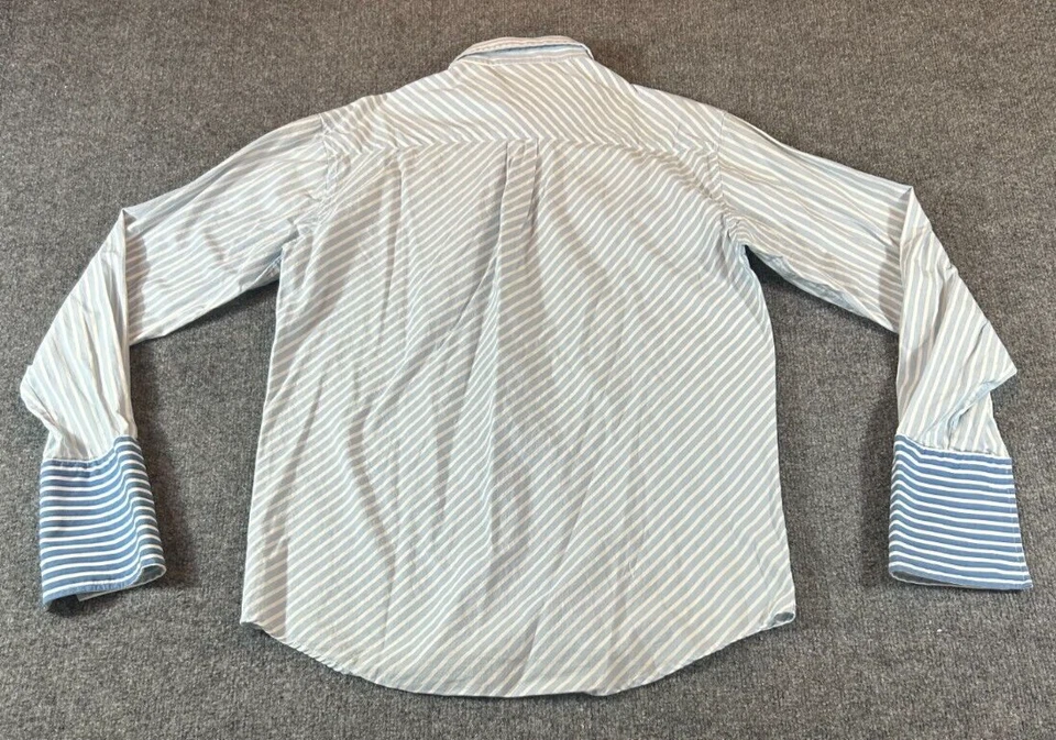 SouthPole Adult Man Size Medium Button Up Long Sleeve Dress Shirt - Image 2 of 4