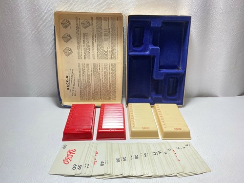 Vtg. 1961 Milton Bradley RACK-O Card Game #4765 Complete - Picture 6 of 6