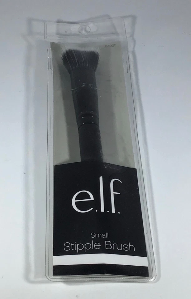 Elf Makeup Small Stipple Brush Two-Layer Bristle Vegan Friendly New  - Image 3 of 3