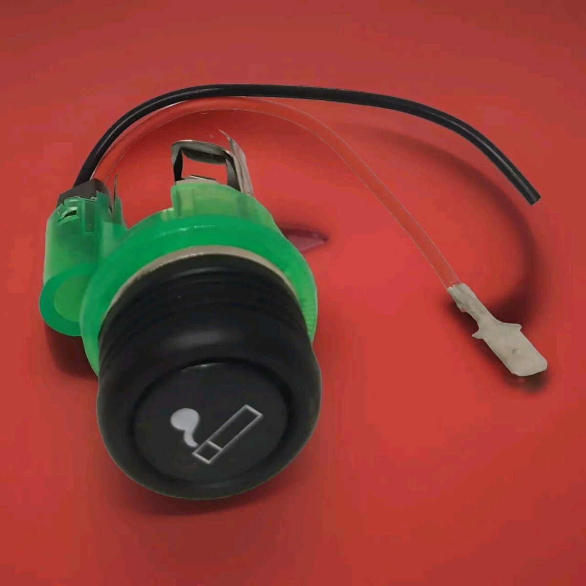 Halfords Cigarette Cigar 12v Dash Push Illuminated Cig Lighter Socket