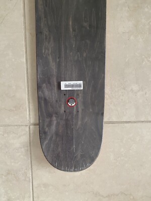 Supreme Chrome Orange Logo Skateboard Deck Size 8.25 Rare Limited