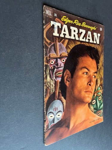 Tarzan #28 - Lex Barker photo cover (Dell, 1952) Fine - Picture 2 of 3