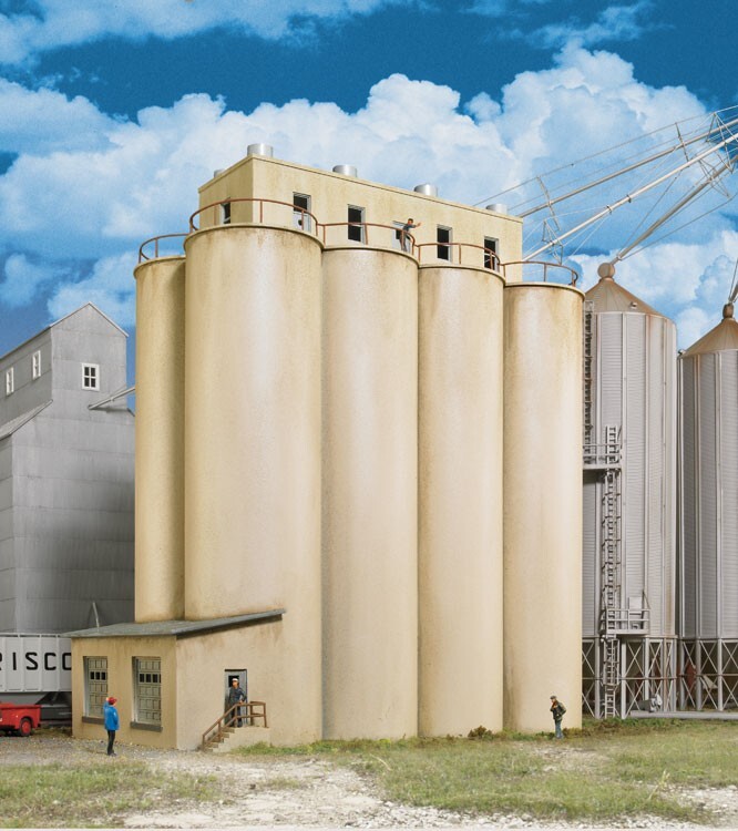 H0 Gauge - Grain Silo Kit - 2942 Neu