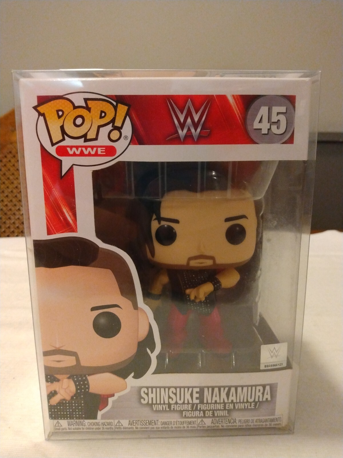 Funko Pop! Wwe Shinsuke Nakamura #45 New And Mint With Protector