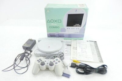 Used PlayStation PS one & LCD monitor COMBO SCPH-140 with original 