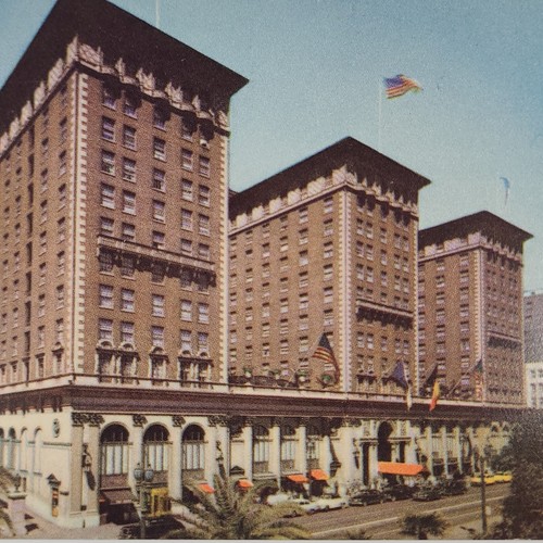 Los Angeles California The Biltmore Hotel Vintage Postcard Unposted Building - 第 2/7 張圖片