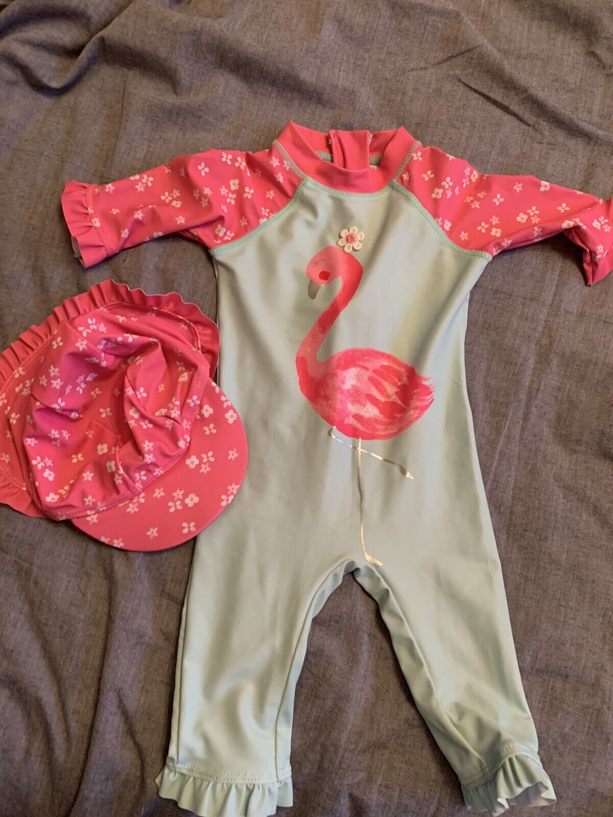Choice Baby girls swimsuit and 3-6 hat months sz Boston Mall