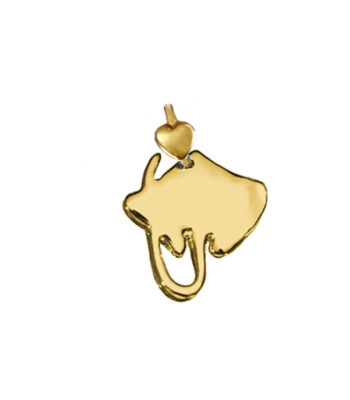Charms Anhänger Gelbgold 9K, Hunderasse, Klein, Gerade, Länge 15 MM